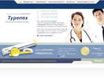 Screenshot der Webseite Typenex